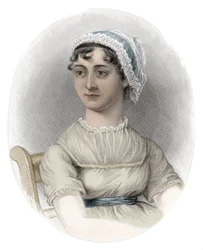 Ritratto di Jane Austen, scrittrice inglese