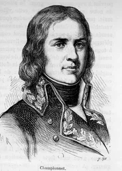 Ritratto di Jean Etienne Championet (1762-1800), generale francese, partecipò alle campagne della Rivoluzione