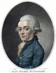 Ritratto di Jean Pierre Blanchard, aeronauta francese