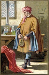 Ritratto di Jehan Gobelin, tintore del XV secolo
