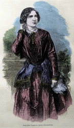 Ritratto di Jenny Lind (1820-1887), cantante svedese