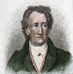 Ritratto di Johan Wolfgang Goethe, scrittore tedesco