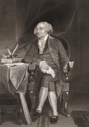 Ritratto di John Adams (1735-1826), statista americano e secondo Presidente degli Stati Uniti