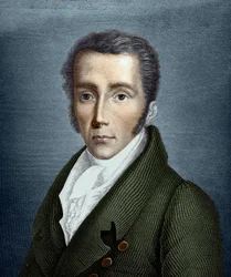 Ritratto di Josef Von Fraunhofer fisico tedesco