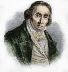 Ritratto di Joseph Marie Jacquard (1752-1834), meccanico francese inventore del telaio