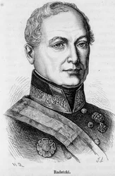 Ritratto di Joseph Wenzel Radetzky von Radetz, maresciallo austriaco (1766-1858)