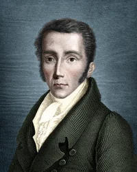Ritratto di Joseph von Fraunhofer (1787-1826) ottico e fisico tedesco, fondatore della spettroscopia