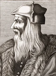 Ritratto di Leonardo da Vinci (1452 - 1519).