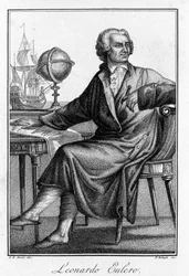 Ritratto di Leonhard Euler (1707-1783), matematico svizzero