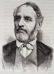 Ritratto di Louis Charles Delescluze, giornalista e politico francese (1809-1871)