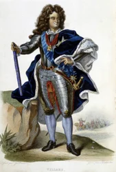Ritratto di Louis Claude Hector Duca di Villars, maresciallo di Francia (1653-1734) - in 