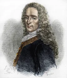 Ritratto di Marie-François Arouet de Voltaire (1695-1778), scrittore francese