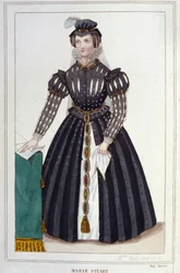 Ritratto di Maria Stuarda (1542-1587) Incisione del 1830