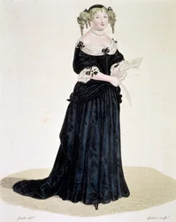 Ritratto di Marie de Rabutin-Chantal, Marchesa di Sevigne detta Madame de Sevigne (1626-1696), donna di lettere