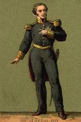 Ritratto di Maximilien Sébastien Foy. Generale e politico francese (1775-1825)