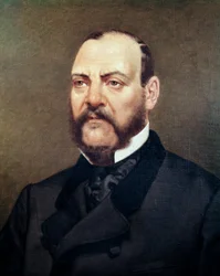 Ritratto del politico messicano Ignacio Comonfort