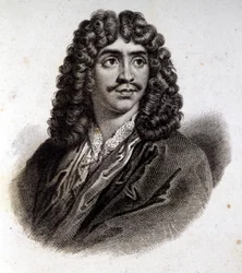 Ritratto di Molière, incisione del XIX secolo