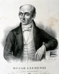 Ritratto di Muzio Clementi (acquaforte)