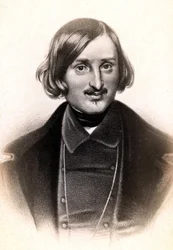 Ritratto di Nicolai Vasilievich, detto in francese Nicolas Gogol (1809-1852), scrittore russo. Incisione XIX secolo