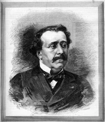 Ritratto di Paul de Saint-Victor (1825-1881), scrittore francese.