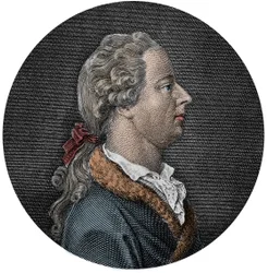 Ritratto di Pietro Verri (1728-1797), economista italiano - incisione