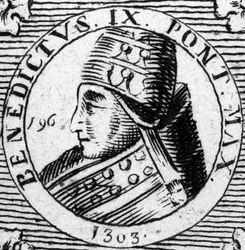 Ritratto di Papa Benedetto IX o Benedetto 9