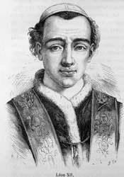 Ritratto di Papa Leone XII (Annibale della Genga Sermattei) (Papa dal 1823 al 1829).