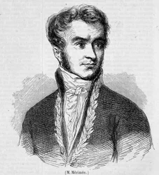 Ritratto di Prosper Mérimée. Incisione del XIX secolo.