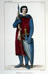 Ritratto di Renaud, Conte di Thunder (circa 990 - 1038).