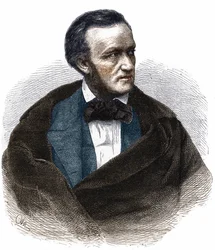 Ritratto di Richard Wagner (1813 - 1883).