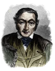 Ritratto di Robert Owen (1771-1858), filantropo e socialista britannico