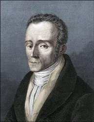 Ritratto di Silvio Pellico, scrittore italiano (1789-1854)