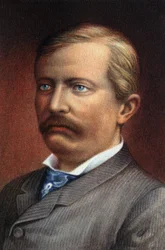 Ritratto di Sir Henry Morton Stanley pseudonimo di John Rowlands (1841-1904), esploratore e giornalista britannico.