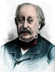 Ritratto di Stephen Heller (1813-1888) pianista, insegnante e compositore ungherese - Incisione del 1888