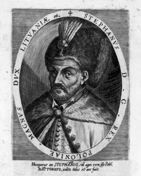 Ritratto di Stefano I Bathory (1533-1586), Principe di Transilvania e Re di Polonia