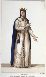 Ritratto di Ultrogota Regina di Francia e moglie di Childeberto I