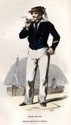 Ritratto di un secondo maestro. In "Histoire générale de la marine" di Van Tenac