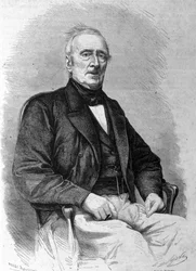 Ritratto del poeta francese Alphonse de Lamartine