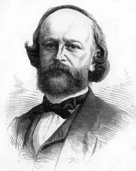 Ritratto dello scrittore e letterato francese Edouard Fournier (1819-1880)