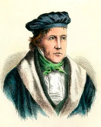 Ritratto del filosofo tedesco Georg Wilhelm Friedrich Hegel (1770-1831)