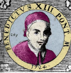 Ritratto di Papa Benedetto XIII (1649-1730).