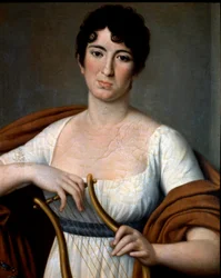 Ritratto della cantante spagnola Isabelle Colbran (1785-1845) Dipinto anonimo del XIX secolo. Bologna, Civico Museo Biblioteca Musicale
