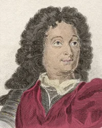 Ritratto del maresciallo di Villars (Claude Louis Hector) (1653-1734), duca di Villars, principe di Martigues, visconte di Melun. Incisione del XIX secolo