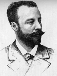 Ritratto dello scrittore Albert Duruy, morto nel 1887.