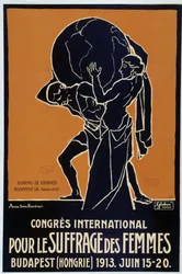 Manifesto per il Congresso internazionale per il suffragio femminile a Budapest