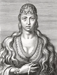 Principessa Giovanna del Portogallo. Joana. Ritratto.