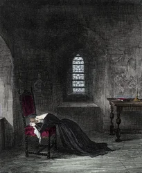 La Regina Jeanne Grey è prigioniera nella Torre di Londra. Lady Jane Grey (1537-1554), nipote del re Enrico VIII, fu regina d