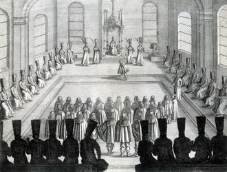Ricevimento degli ambasciatori di Holstein (Stato della Germania) a Mosca nel 1632