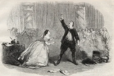 Rappresentazione di «Lucie de Lammermoor» (Lucia di Lammermoor) di Gaetano Donizetti all