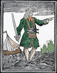Rappresentazione del pirata Charles Vane